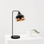 Opviq Lámpara de mesa Yıldo - 6896 Negro y cobre